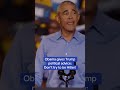 barack obama gave donald trump a solid piece of political advice during a rally for kamala harris