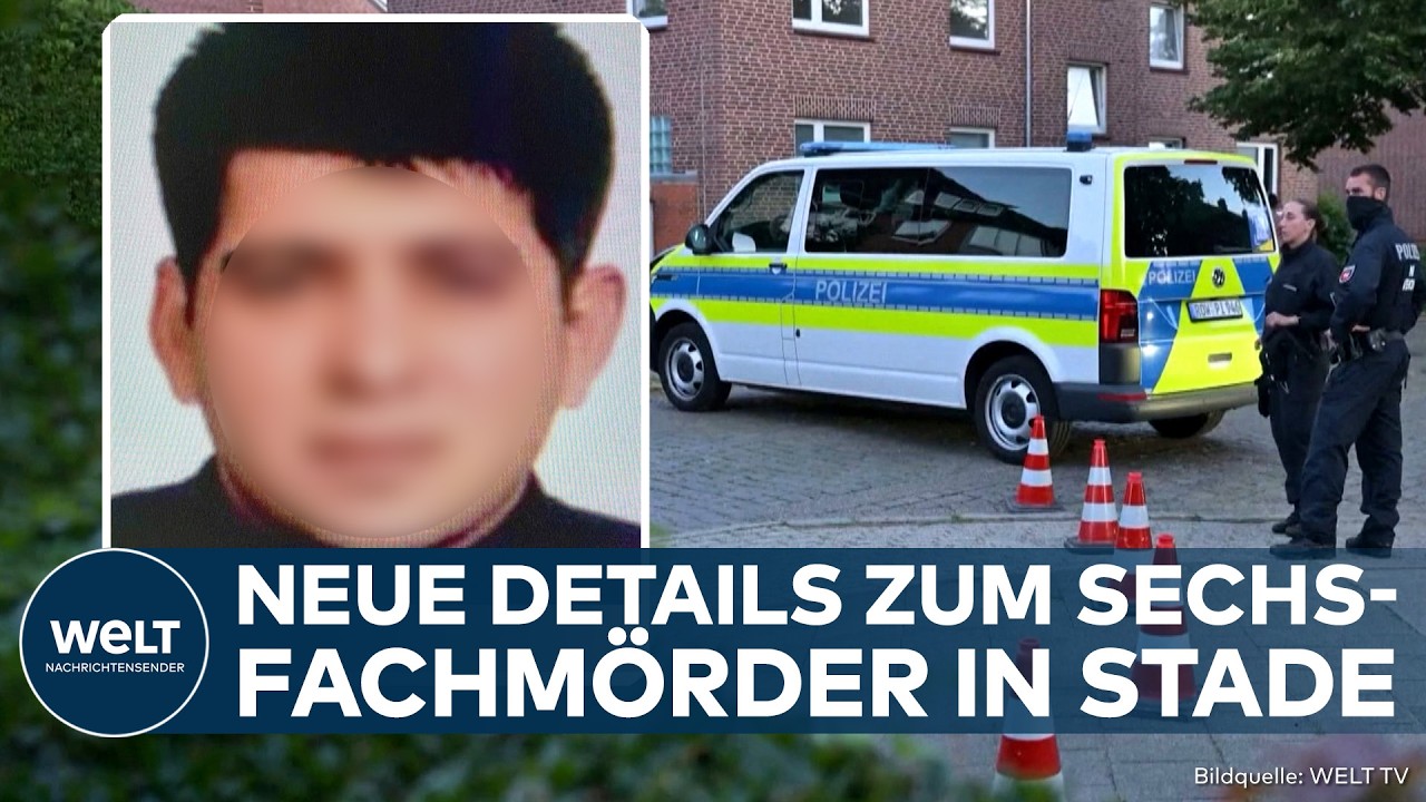 SECHSFACHMORD IN STADE: Täter war wohl ausreisepflichtig – Unfassbare neue Details nach Bluttat