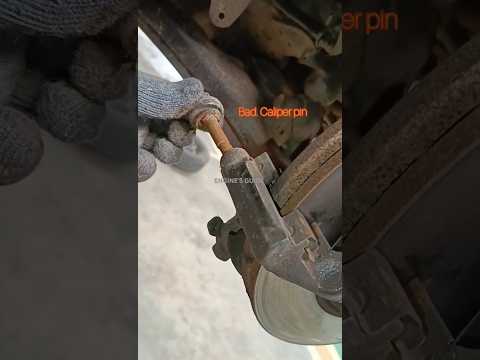 CALIPER SOUND CALIPER PIN NOISE,BAD CALIPER PIN ,BRAKE NOISE #suspensionnoise #car#reel#short #brake