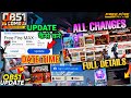 Ob51 New Update ALL Changes Kya Kya Aaya Hai In Free Fire FF NEW EVENT UPDATE GARENA FREE FIRE