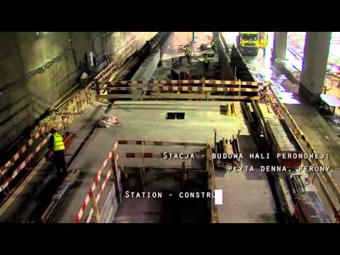 Film z placu budowy Dworca Łódź Fabryczna