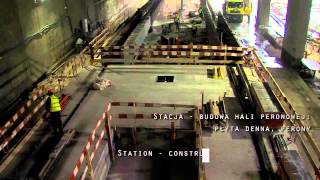 Film z placu budowy Dworca Łódź Fabryczna