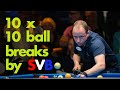 10x Amazing 10 Ball breaks by Shane Van Boening