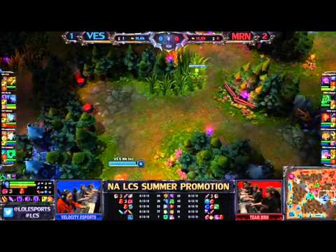 Team MRN  vs Velocity eSports Game 4 LCS NA Summer Promotion Matches Finals