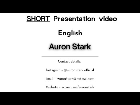 ENGLISH short presentation ENGLISH short presentation
