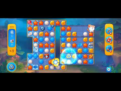 Fishdom Easy Level 9851 (with ingame lightning and firecracker boosters) @choraelmin