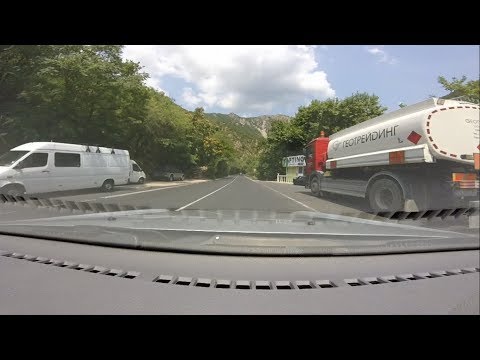 Driving in Bulgaria - European route E 79 Kresna Gorge