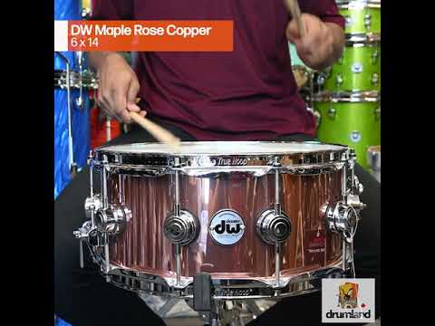 6.5x14 DW Collectors Series Maple VLT - Rose Copper Finishply image 10