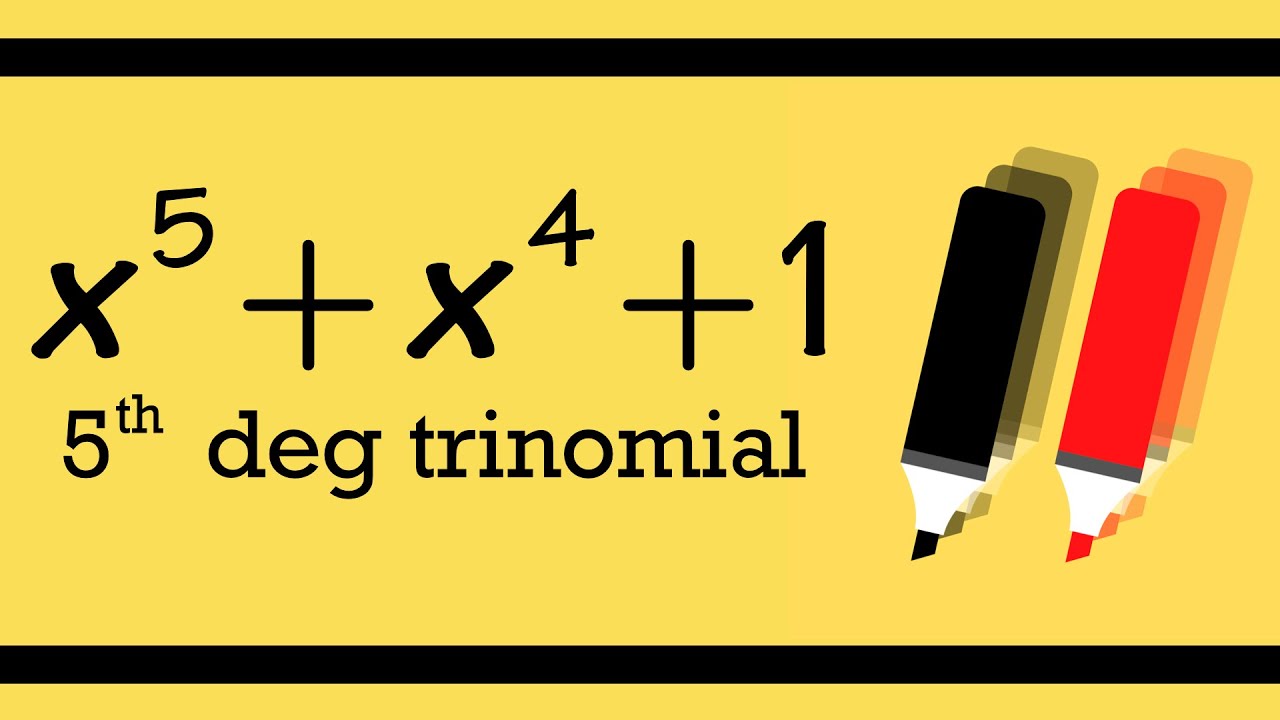 Factoring a quintic trinomial