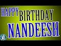 HAPPY BIRTHDAY NANDEESH 10 Hours Non Stop Music Animation For Party Time Birthday Nandeesh
