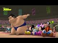 Sumo Flattens Donald Duck BAWONG