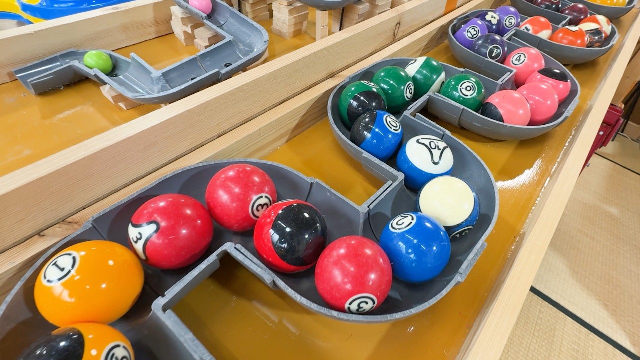 Seven fun marble run courses. Enjoy lots of handmade gimmicks. Vol. 46 #ASMR