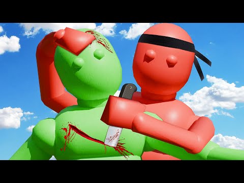 Dynamic AI Fight Each Other in Realistic Compilations! #2 (with Active Ragdoll Physics)