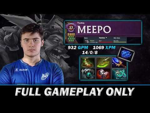 Yuma Dominates with Buffed Meepo in 7.34d Patch! - Full Gameplay Meepo #530