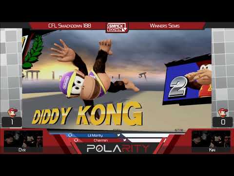 CFL Smackdown 188 Smash 4 - Dyr (Diddy Kong) vs Kiki (Diddy Kong) - Winners Semis