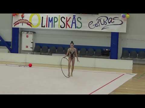 Arina Jevstafjeva hoop Olimpiskās cerības 2020 Rīga