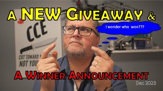 A BRAND NEW GIVEAWAY & a CCE Winner Announcement