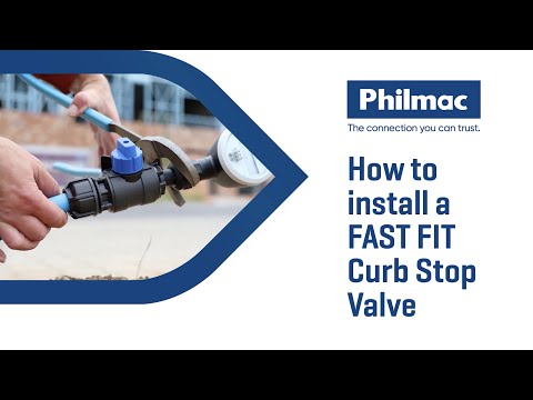 How to install the Philmac FAST FIT Curb Stop Valve