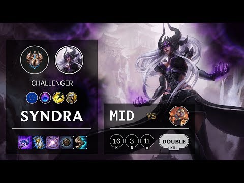 Syndra Mid vs Qiyana - EUW Challenger Patch 10.12