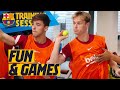 BARÇA PLAYTIME! Accuracy Challenge in the Gym ????