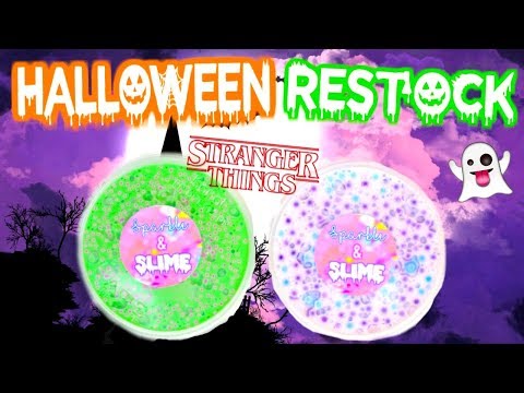 Slime Shop Restock October 9th 2017! (Halloween Slimes!) Video
