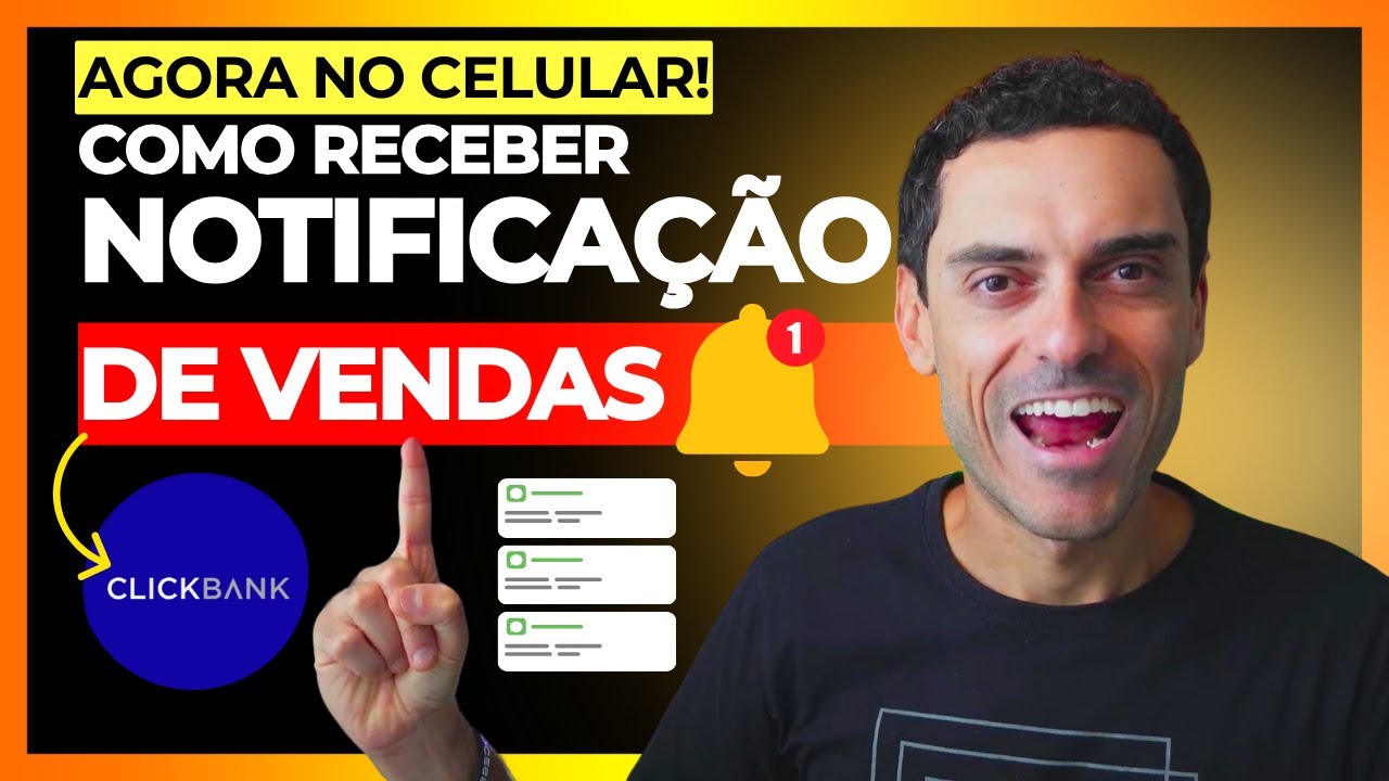 Aplicativo Clickbank no Celular? Veja como receber notificações de vendas do Clickbank no celular!