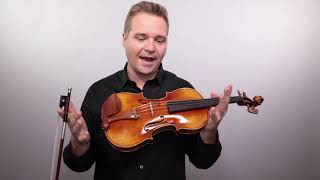 Video thumbnail for Holstein Workshop Soil Stradivarius Violin (No  131) by Fiddlershop