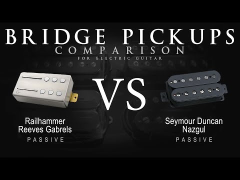 Railhammer REEVES GABRELS vs Seymour Duncan NAZGUL - Bridge Guitar Pickup Comparison Tone Demo