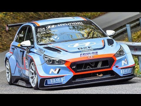 Hyundai i30 N Turbo TCR || World Debut on HillClimb Racing - Cividale 2018