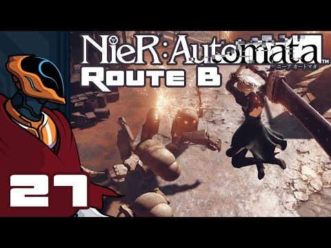 Let's Play NieR: Automata - PS4 Gameplay Part 27 - Ride The Missile!