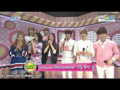 [140323] SBS Inkigayo 4minute interview