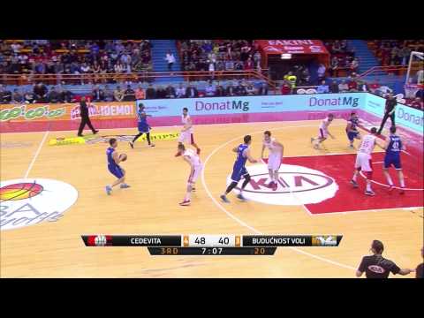 ABA Liga 2014/15, Semi-finals Round 4 match: Cedevita - Budućnost VOLI (19.4.2015)
