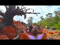 [4K] Big Thunder Mountain Coaster - Magic Kingdom - Walt Disney World