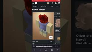 how to merge hair on ipad and iphone #roblox #edit