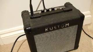 Video thumbnail for Kustom KGA10 Guitar Amp Demo by capsulecalum