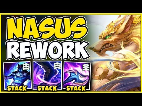 *NEW REWORK* EVERY NASUS ABILITY NOW STACKS (CRAZY UPDATE) - League of Legends
