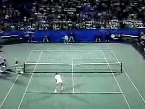 Amazing tennis point
