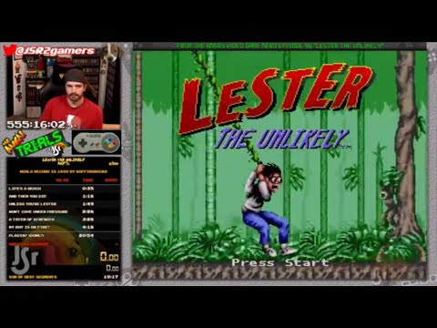 #50: Lester the Unlikely Speedrun in 18:40! | The AVGN Trials of JSR