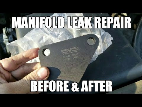Dorman Manifold Clamp - Before and After - Exhaust Leak Fix LQ4 LM3 LS1 LR4 LQ9 Chevy/Gmc/Pontiac