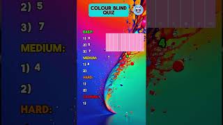 Are you colour blind? #quiz #trivia #eyetest