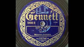 Jazz Me Blues - Wolverine Orchestra (Bix Beiderbecke&#39;s first solo on wax) (1924)
