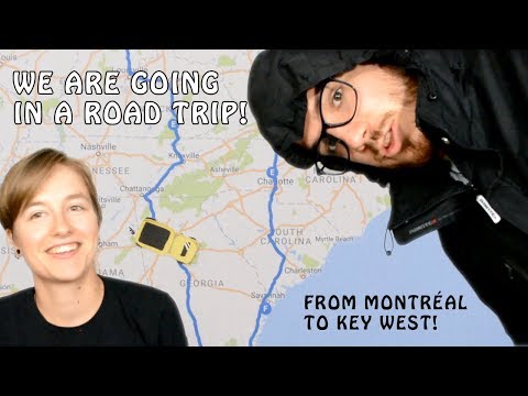 Massive road trip on the US East coast announcement | From Montréal to Key west | Crazydivers