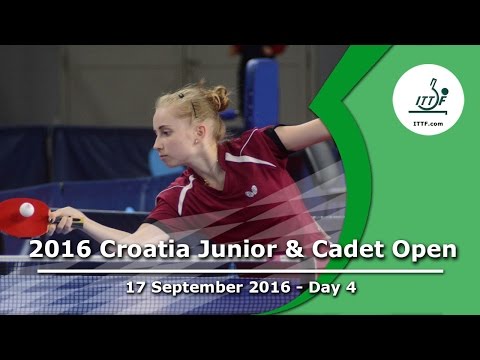 2016 Croatia Junior & Cadet Open - Day 4