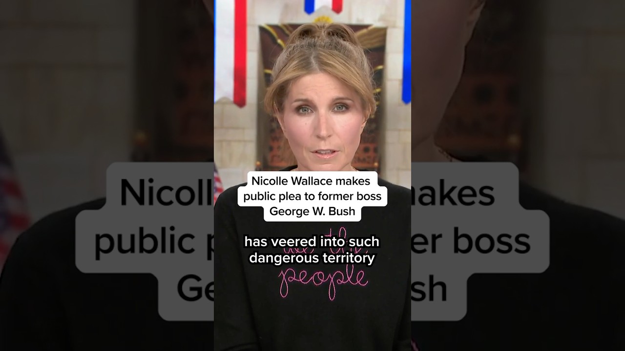 Nicolle Wallace makes public plea to former boss George W. Bush