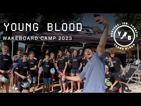 Young Blood Wakeboard Camp in France. Coaching by Dominik Gührs, Loic Deschaux and Aurelie Godet.