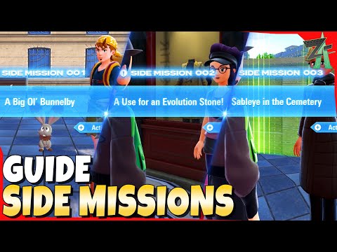 Pokemon Legends Z-A Side Mission 1, 2 & 3 Complete Guide & Rewards