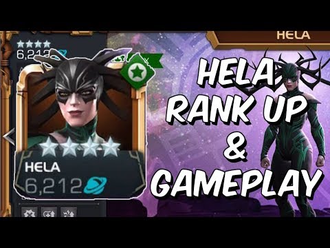 Hela Rank Up, Abilities Overview & Gameplay - Marvel Contest Of Champions