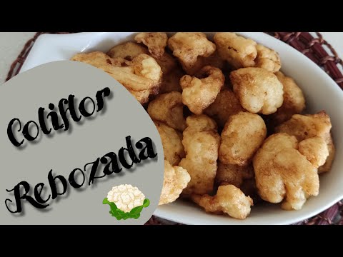 Coliflor rebozada
