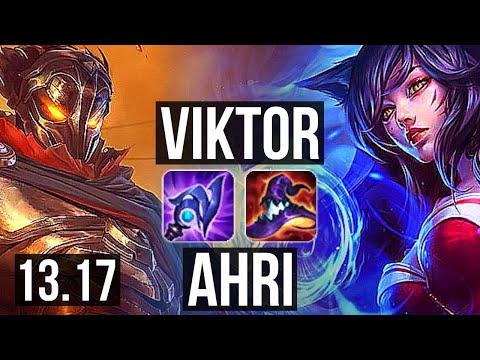 VIKTOR vs AHRI (MID) | 3.9M mastery, 800+ games, 4/2/6 | EUW Master | 13.17