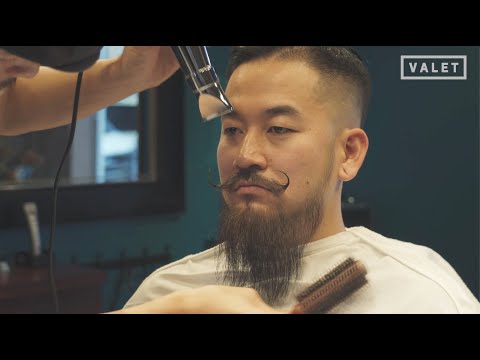 【Japanese Barber】【バーバースタイル：ポマードヘアセット】カイゼル髭とアンダーカット - RYUNO'S BARBERS -神奈川 辻堂 湘南